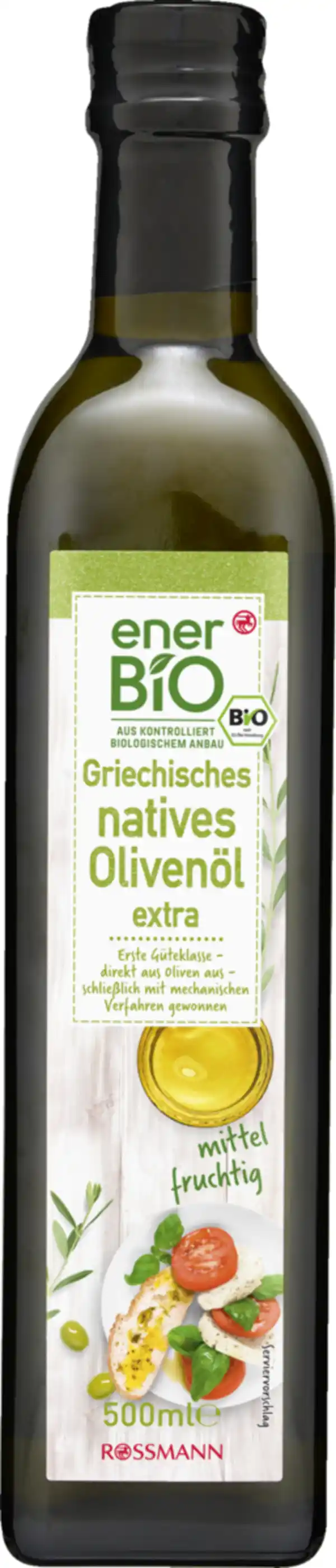 Bild 1 von enerBiO Griechisches natives Olivenöl extra, 500 ml