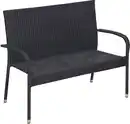 Bild 1 von TrendLine Rattanbank Malta schwarz