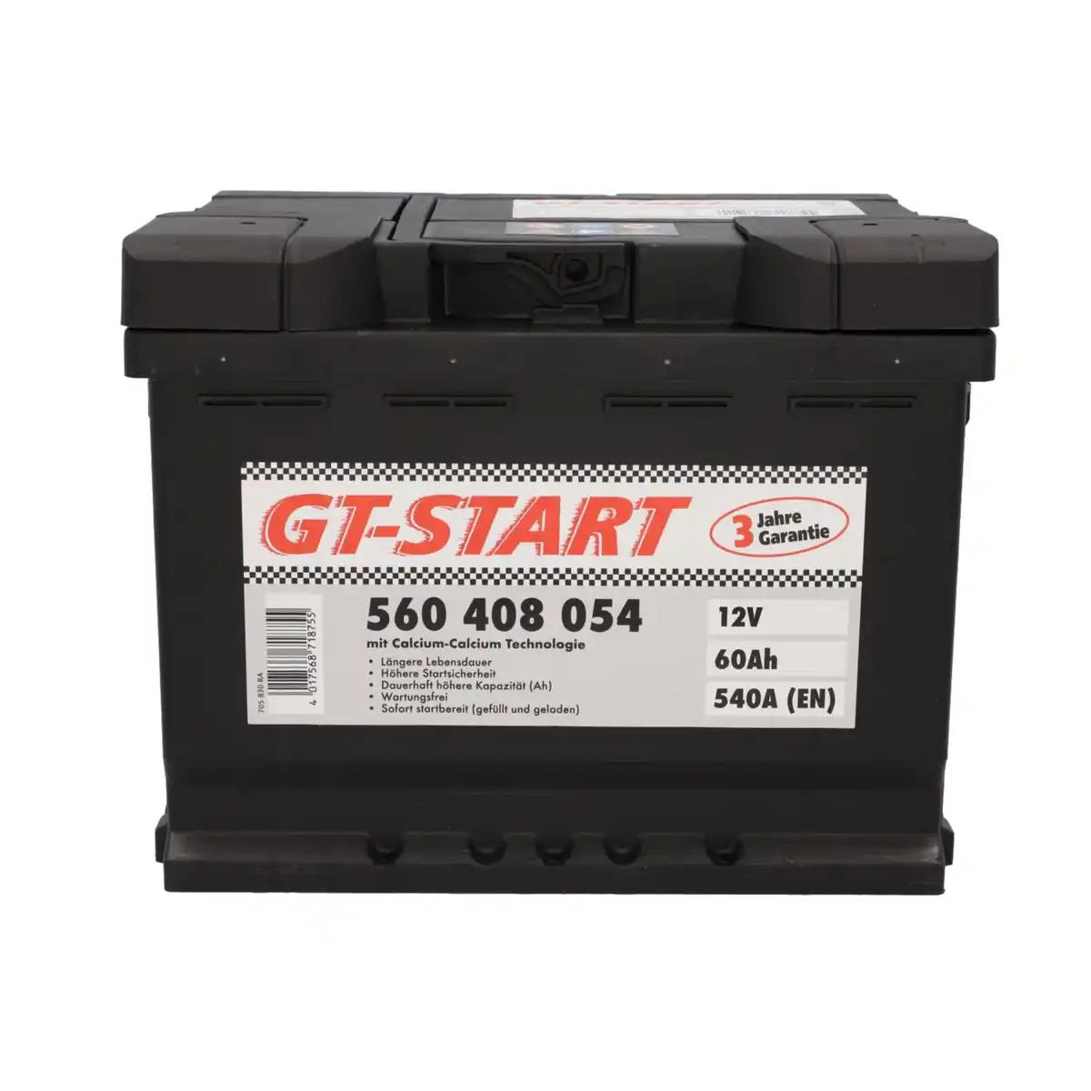Bild 1 von GT-Start Starterbatterie SLI 60Ah 540A