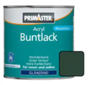 Primaster Acryl Buntlack RAL 6005 375 ml moosgrün glänzend