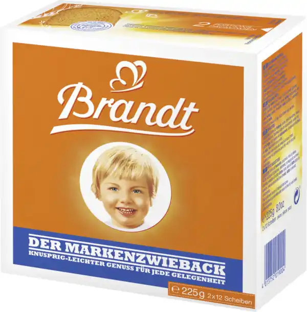 Bild 1 von Brandt Markenzwieback, 225 g