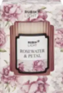 RUBIN LICHT Duftkerze Rosewater & Petal