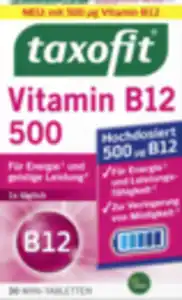 taxofit Vitamin B12 500 Mini-Tabletten