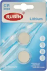 RUBIN CR2025 Lithium Knopfzelle