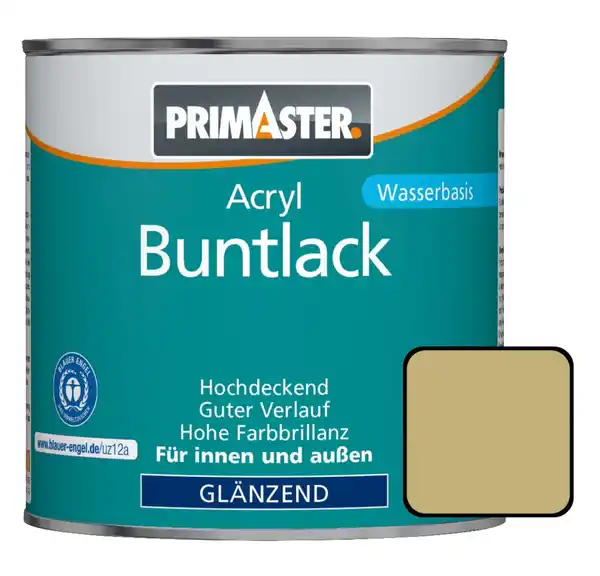 Bild 1 von Primaster Acryl Buntlack RAL 1001 375 ml beige glänzend