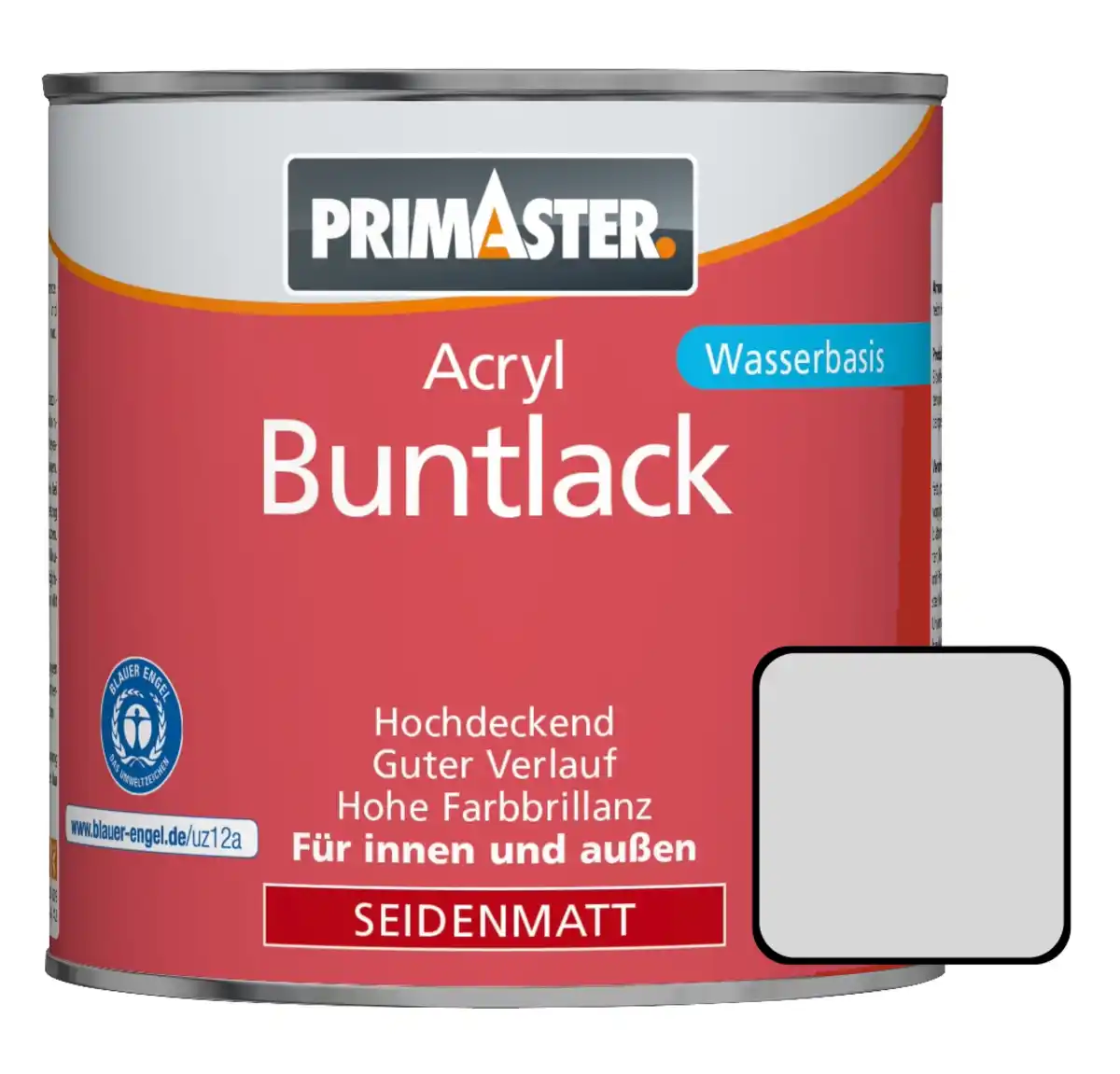 Bild 1 von Primaster Acryl Buntlack RAL 7035 375 ml lichtgrau seidenmatt