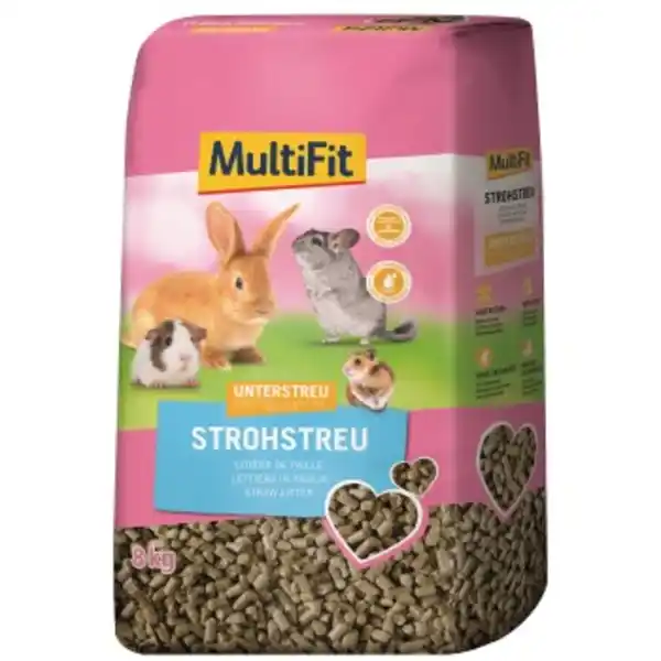 Bild 1 von MultiFit Natur-Strohstreu Unterstreu 8 kg