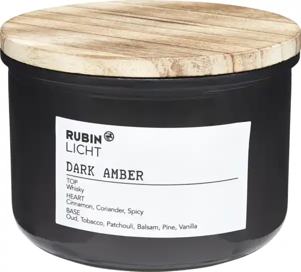 Bild 1 von RUBIN LICHT 3-Docht Duftglas Dark Amber