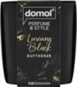 domol Perfume & Style Duftkerze Luxury Black, 125 g