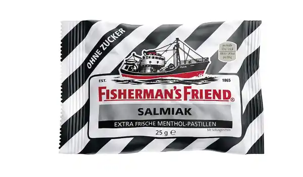 Bild 1 von Fisherman's Friend Salmiak Extra Frische Menthol-Pastillen, 25 g