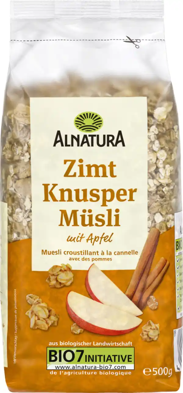 Bild 1 von Alnatura Bio Zimt Knusper Müsli, 500 g