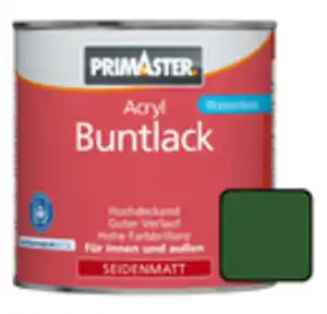 Primaster Acryl Buntlack RAL 6002 750 ml laubgrün seidenmatt