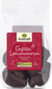 Alnatura Bio Gefüllte Lebkuchenherzen, 125 g