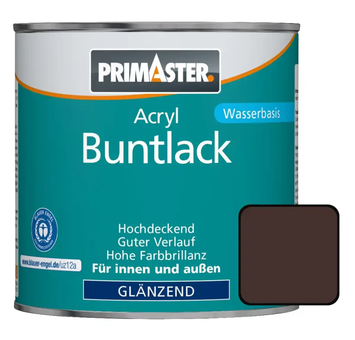 Bild 1 von Primaster Acryl Buntlack RAL 8017 750 ml schokobraun glänzend