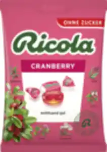 Ricola Cranberry Bonbons zuckerfrei 75g, 75 g