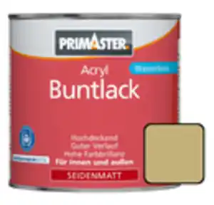 Primaster Acryl Buntlack RAL 1001 375 ml beige seidenmatt