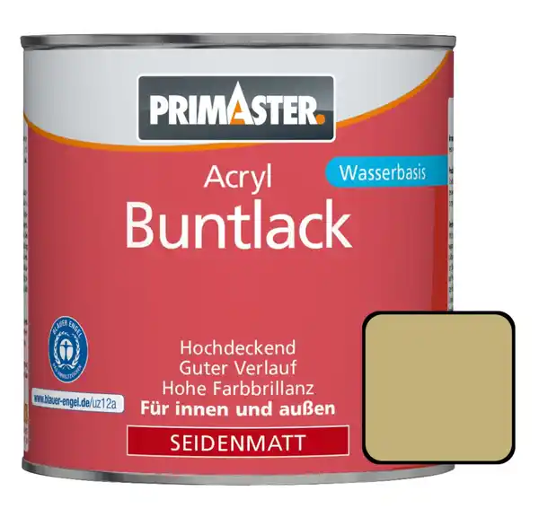 Bild 1 von Primaster Acryl Buntlack RAL 1001 375 ml beige seidenmatt