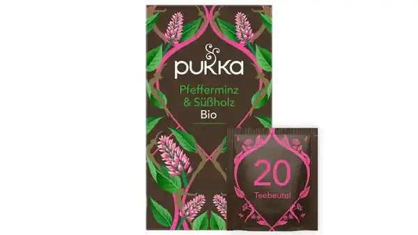 Bild 1 von pukka Bio-Kräutertee Pfefferminz & Süßholz