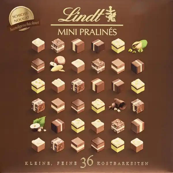 Bild 1 von Lindt Mini Pralinés Nougat, 165 g