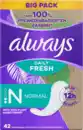 Bild 1 von Always Always Daily Fresh Slipeinlagen Pflanzenbasiert Normal BigPack 42ST