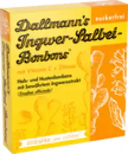 Dallmann`s Ingwer-Salbei Bonbons, 37 g