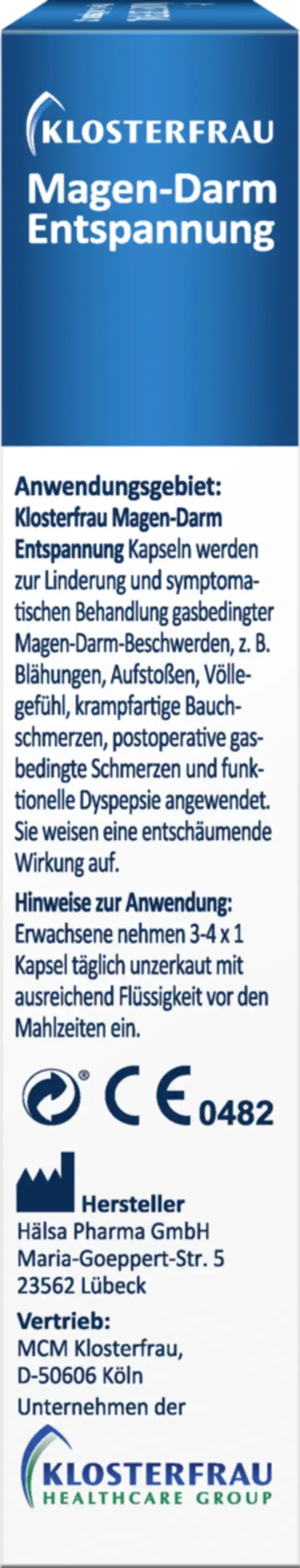 Bild 2 von Klosterfrau Magen-Darm Entspannung Kapseln, 25 g