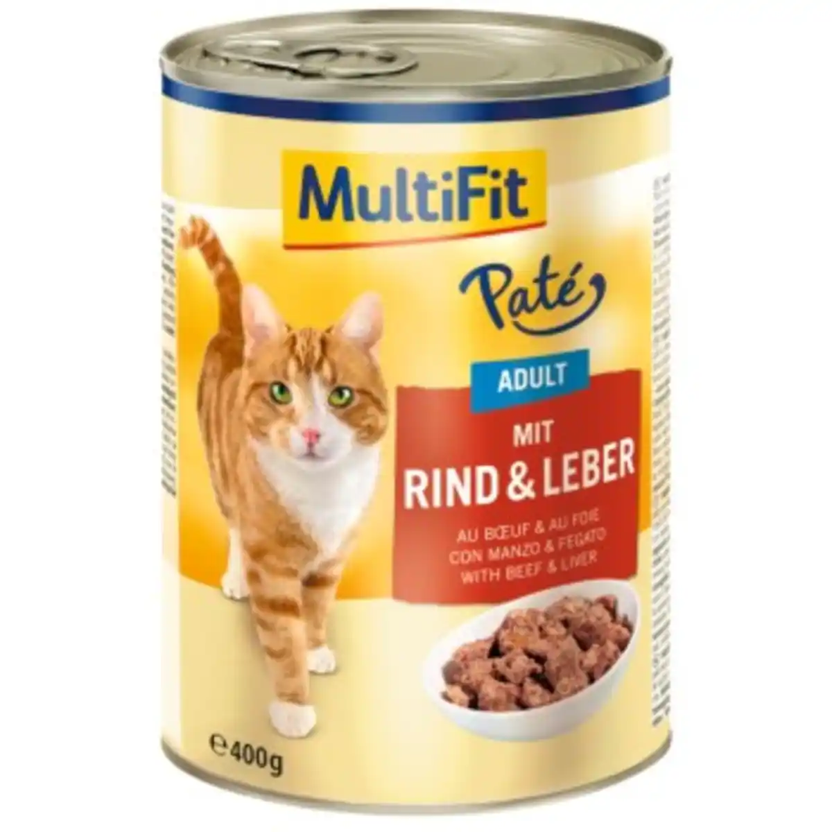 Bild 1 von MultiFit Adult Paté Rind & Leber 6x400 g