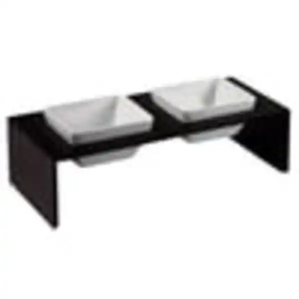 Bild 3 von Replus Futterstation Meshidai Doppelnapf schwarz L