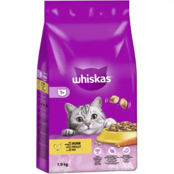 Bild 1 von Whiskas 1+ Adult Huhn 1,9 kg