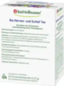 Bad Heilbrunner Bio Nerven- und Schlaf Tee, 24 g