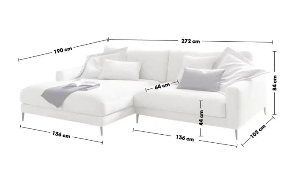 Bild 4 von Candy - Wohnlandschaft Uptown, grau