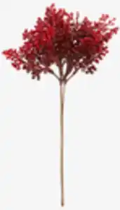 Kunstblume JUL H33cm rot