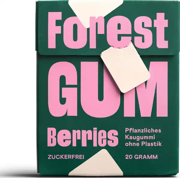 Bild 1 von Forest Gum Berries Kaugummi, 20 g