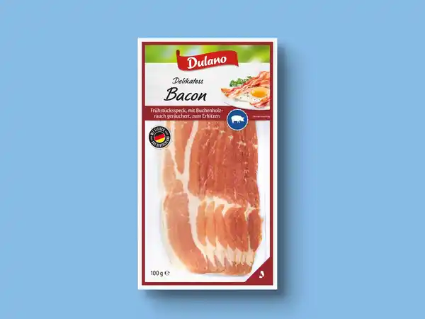 Bild 1 von Dulano Delikatess Bacon,  100 g