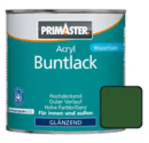 Primaster Acryl Buntlack RAL 6002 375 ml laubgrün glänzend