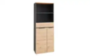 Innostyle - Büroschrank Memphis, Graphit/Artisan, inkl. Softclose Funktion