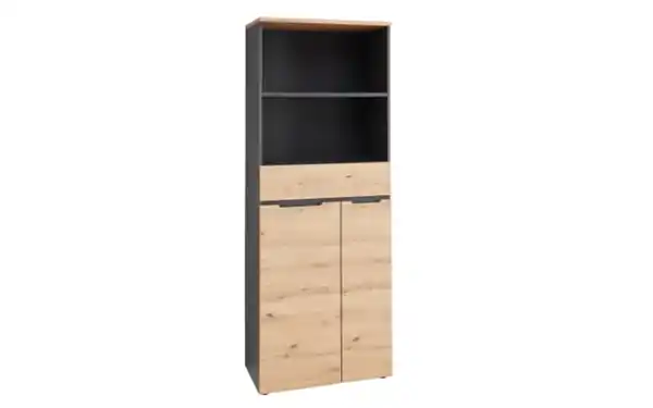 Bild 1 von Innostyle - Büroschrank Memphis, Graphit/Artisan, inkl. Softclose Funktion