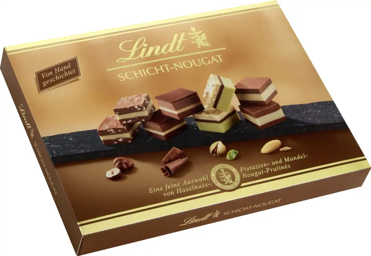 Bild 1 von Lindt Schicht-Nougat, 125 g