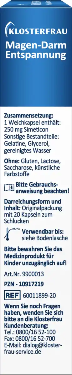 Bild 3 von Klosterfrau Magen-Darm Entspannung Kapseln, 25 g