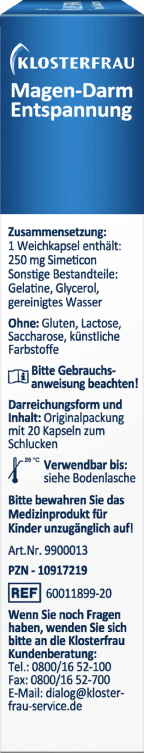 Bild 3 von Klosterfrau Magen-Darm Entspannung Kapseln, 25 g