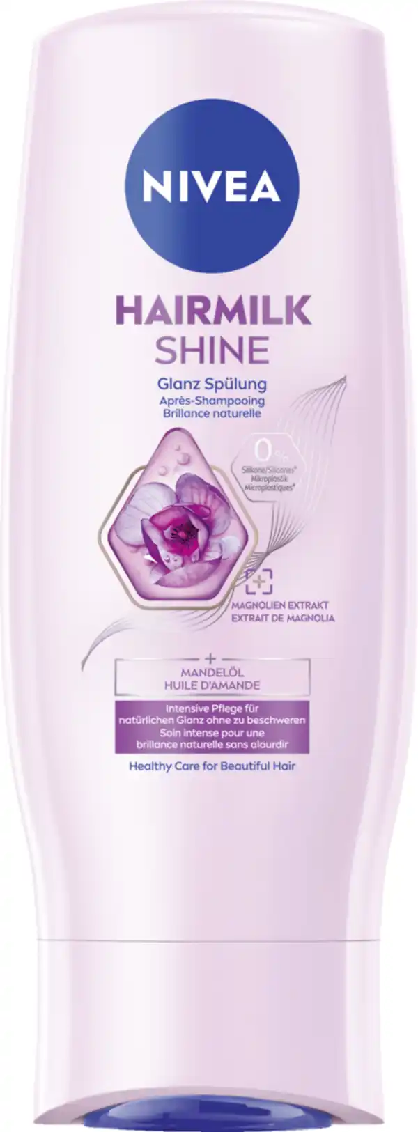 Bild 1 von NIVEA Hairmilk Shine Glanz Spülung, 200 ml