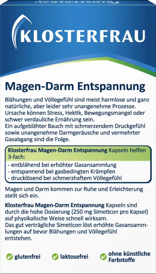 Bild 4 von Klosterfrau Magen-Darm Entspannung Kapseln, 25 g