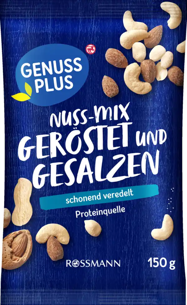 Bild 1 von GENUSS PLUS Nusskernmischung geröstet und gesalzen, 150 g