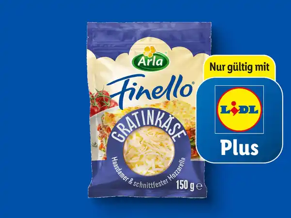 Bild 1 von Arla Finello Gratin-/Pizzakäse,  150 g