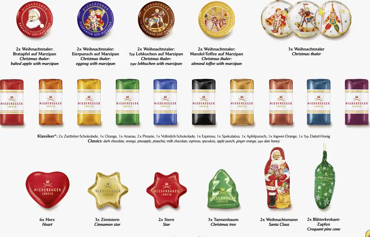 Bild 3 von Niederegger Adventskalender »Café Niederegger« 2023