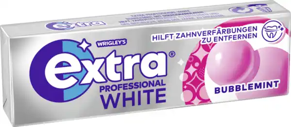 Bild 2 von Wrigley`s Extra Professional White Bubblemint, zuckerfreier Kaugummi