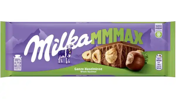 Bild 1 von Milka Schokoladentafel Ganze Haselnüsse