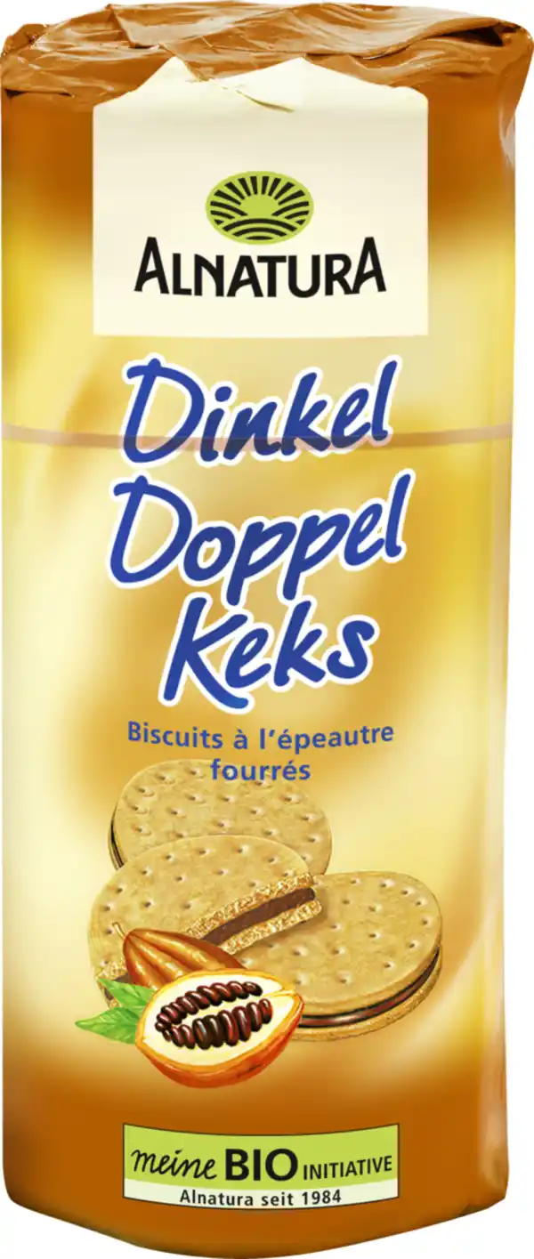 Bild 1 von Alnatura Bio Dinkel Doppelkeks Mini, 90 g