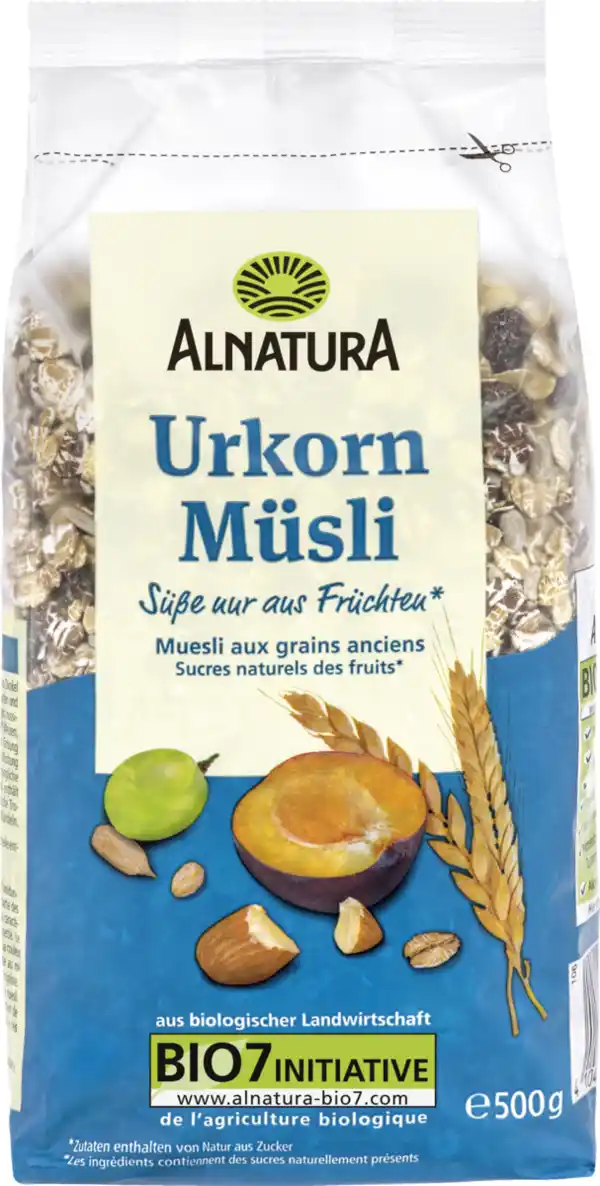 Bild 1 von Alnatura Bio Urkorn Müsli, 0,5 kg