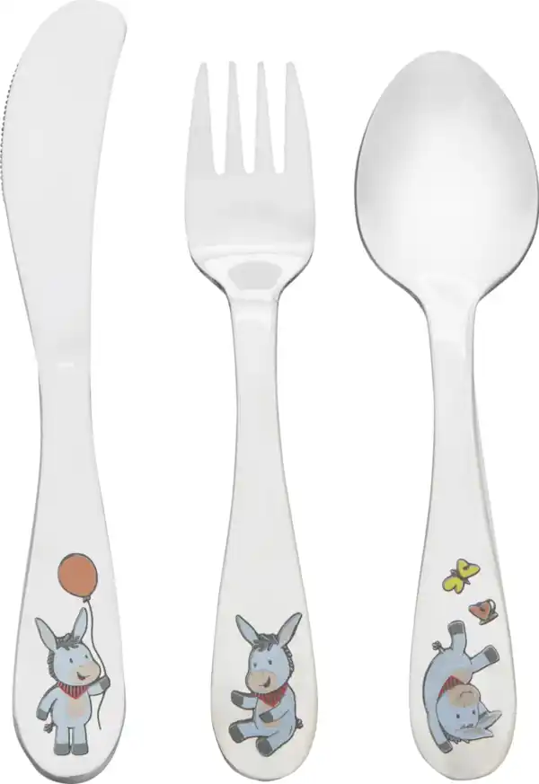 Bild 2 von Babydream Edelstahl-Kinderbesteck 3-teilig